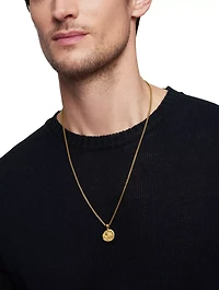 Scorpio Amulet In 18k Yellow Gold, 27mm