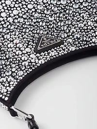 Prada Cleo Satin Bag With Crystals