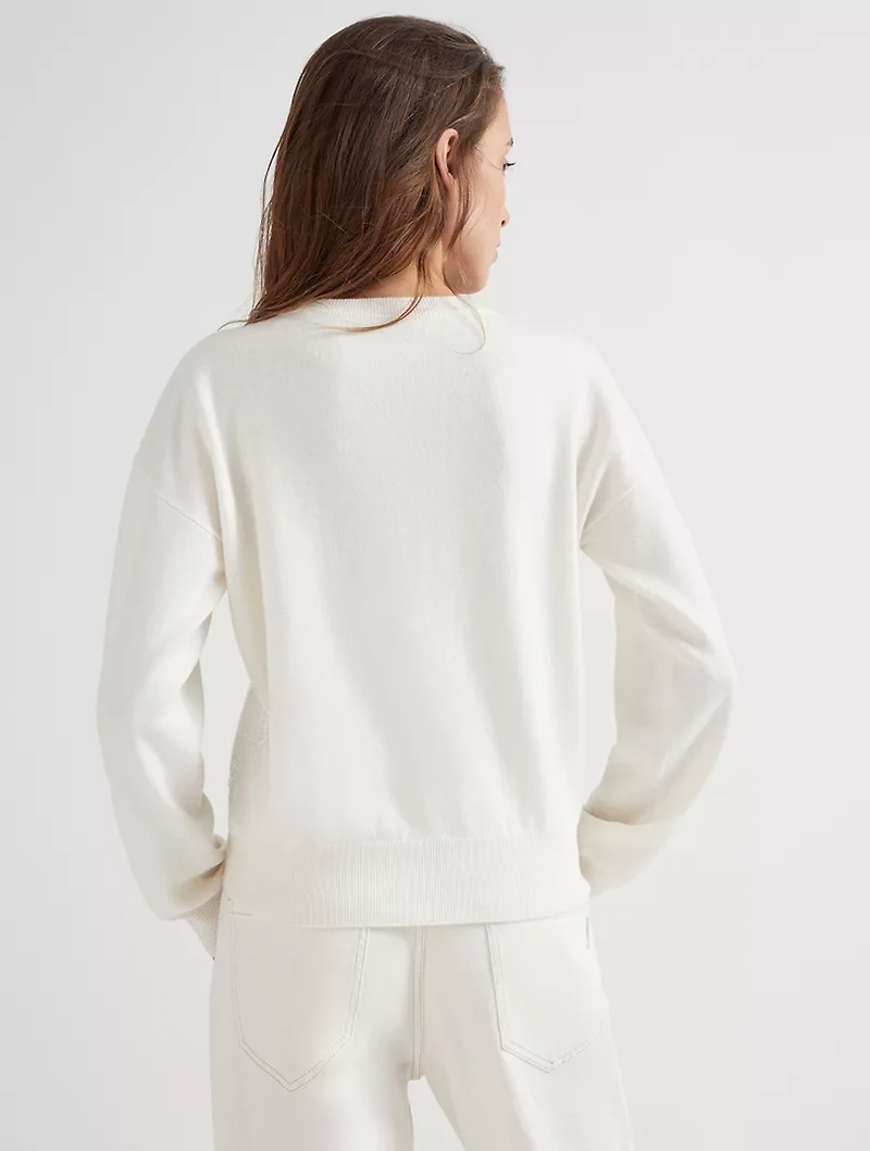 Sweater With Embroidery