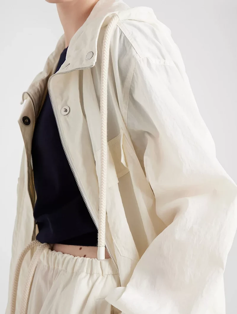 Technical Pongé Blouson Jacket