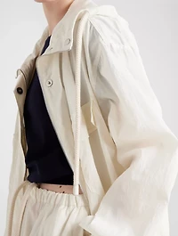 Technical Pongé Blouson Jacket