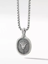 Petrvs® Scarab Amulet In Sterling Silver With 18k Yellow Gold