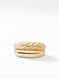 Pure Form® Stack Rings 18k Yellow Gold