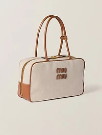 Beau Canvas And Leather Bag