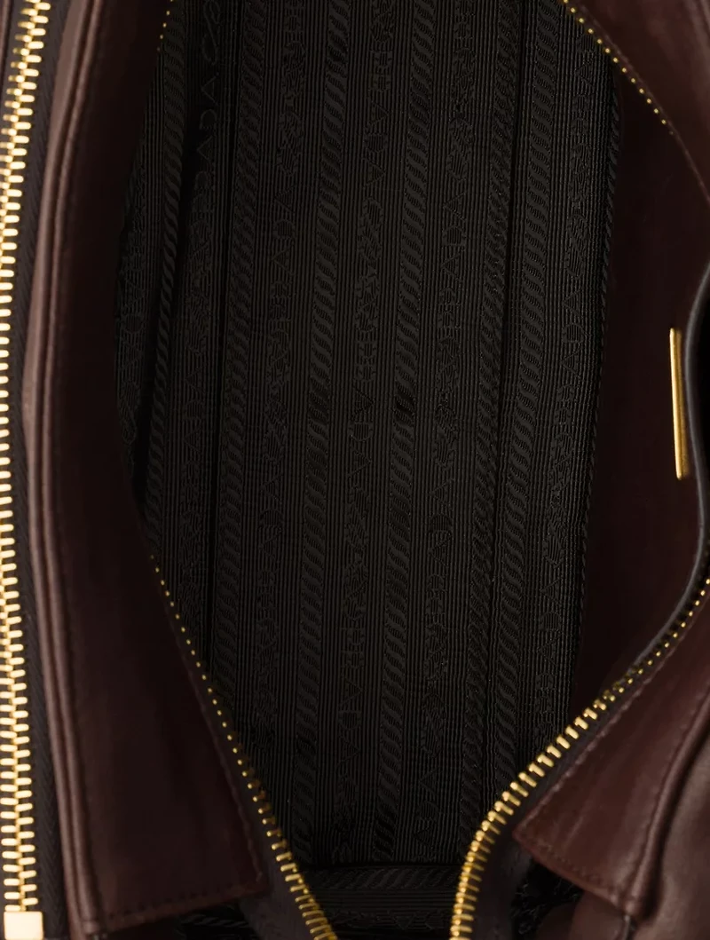 Medium Prada Explore Nappa Leather Shoulder Bag With Flap