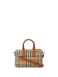 Mini Check Bowling Bag