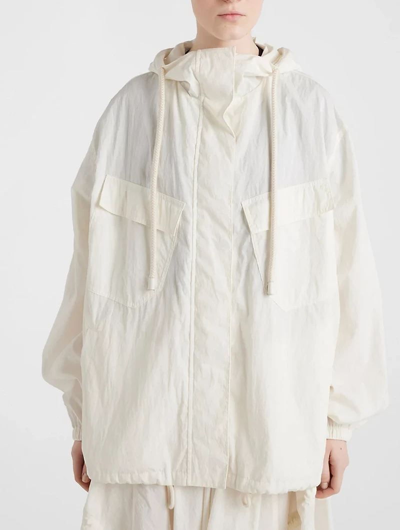 Technical Pongé Blouson Jacket