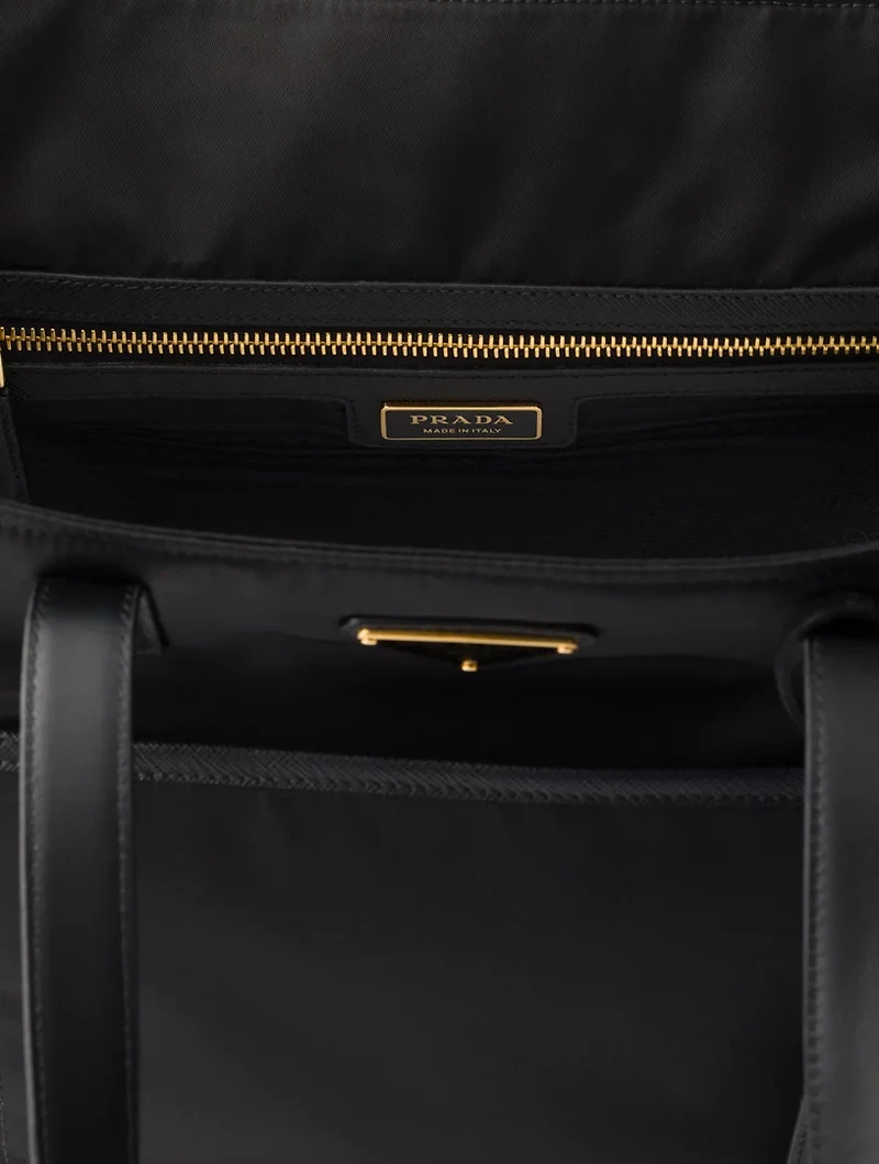 Prada Re-edition 1978 Medium Re-nylon And Saffiano Leather Tote Bag