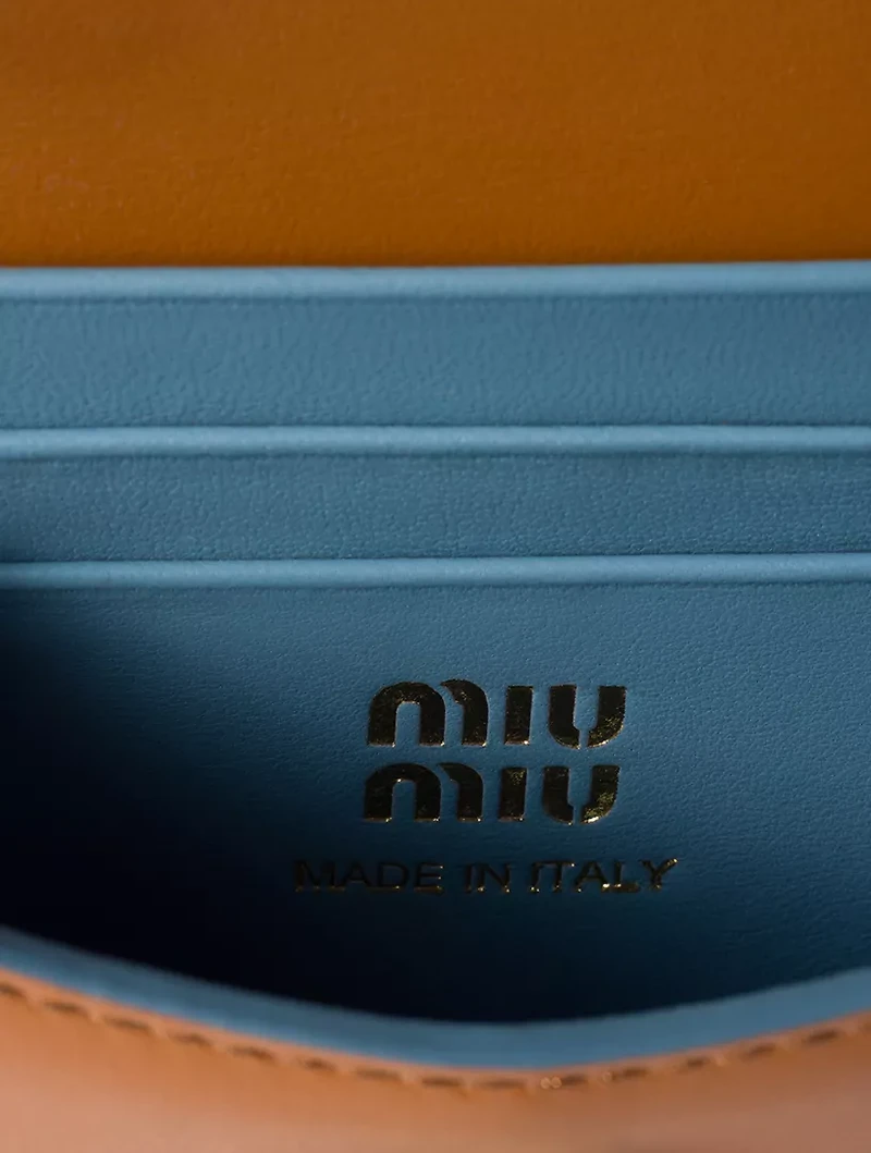Leather Wallet With Shoulder Strap