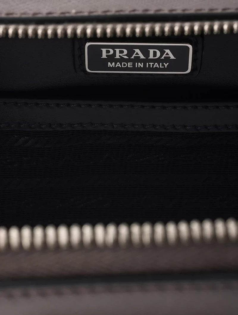 Medium Prada Brique Saffiano Leather Bag