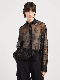 Flora Embroidery Shirt
