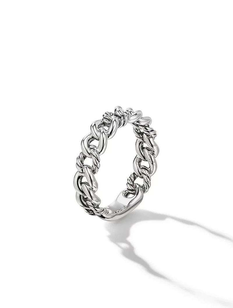 Belmont® Curb Link Band Ring Sterling Silver