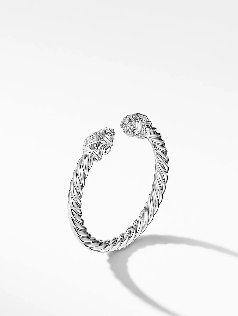 Renaissance® Ring 18k White Gold With Pavé Diamonds