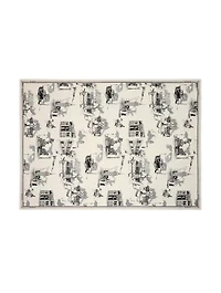 London Landmarks Wool Silk Scarf