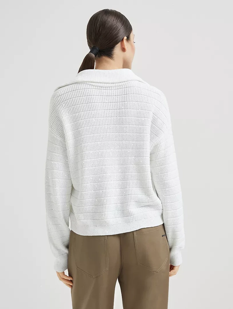 Cotton Knit Polo Shirt