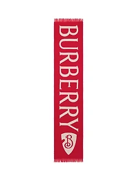 Logo Wool Scarf
