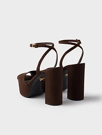 Suede Platform Sandals