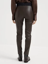 Stretch Nappa Leggings