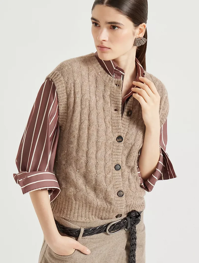 Dazzling Cable Cardigan