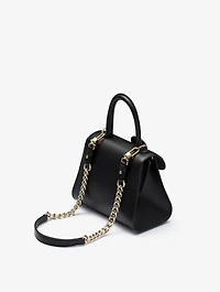 Short Chain Strap Box Calf