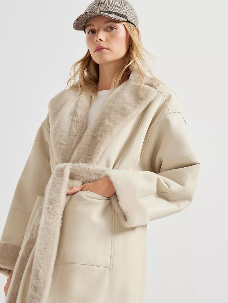 Reversible Shearling Coat