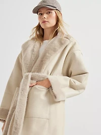Reversible Shearling Coat