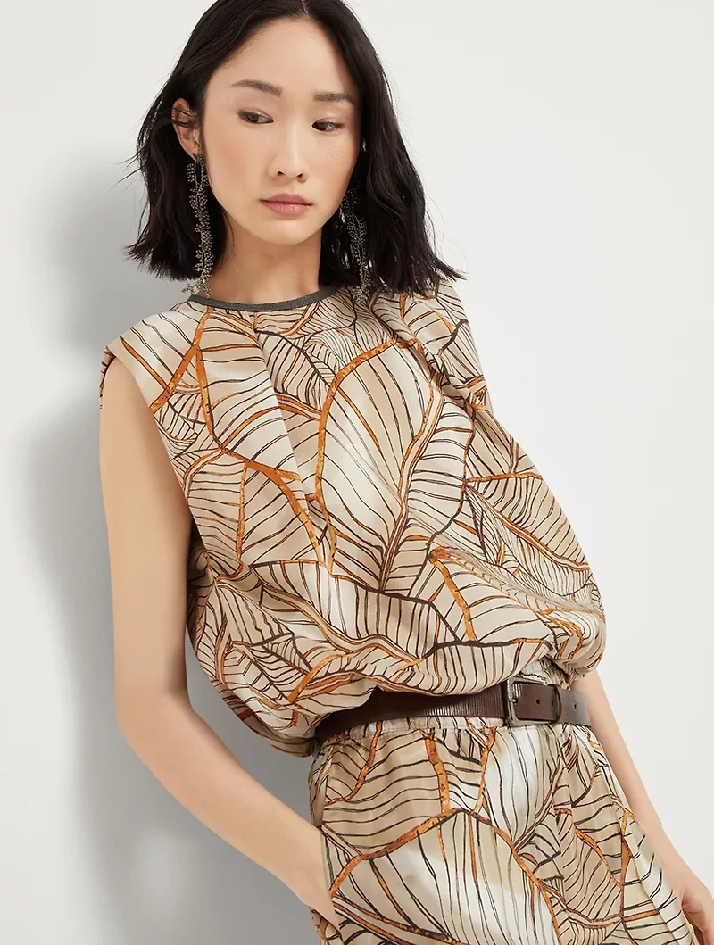 Papyrus Print Top