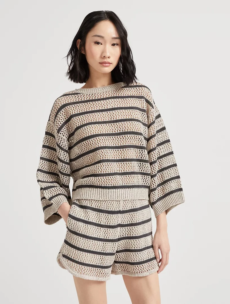 Dazzling Net Sweater