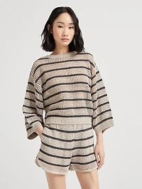 Dazzling Net Sweater