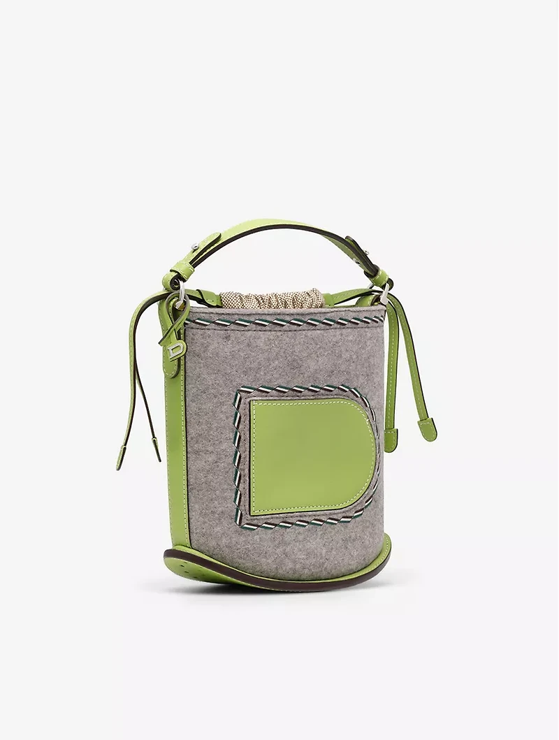 Pin Mini Bucket Felt Supple Calf