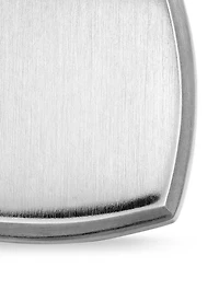 Armory® Amulet In Sterling Silver With Black Diamonds, 28.3mm