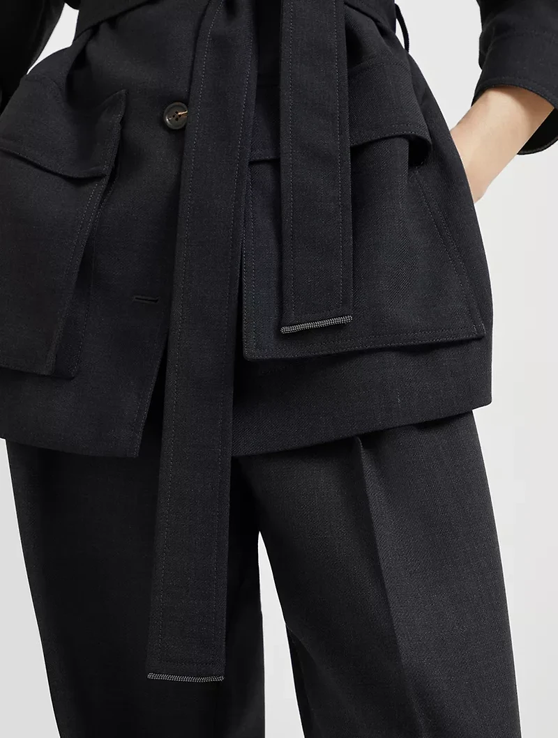 Fluid Twill Blazer