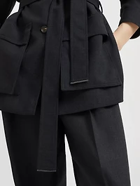 Fluid Twill Blazer
