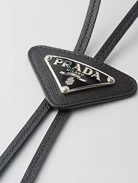 Saffiano Leather Bolo Tie
