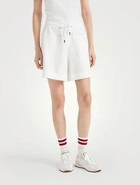 Paneled Track Shorts