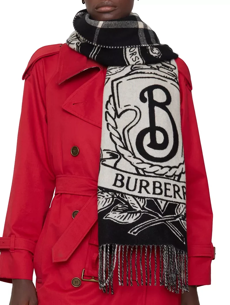 Wide Reversible Stormy Knight Scarf