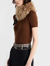Short-sleeved Cashmere Sweater