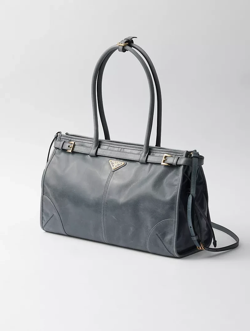 Prada Bonnie Large Leather Handbag