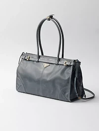 Prada Bonnie Large Leather Handbag