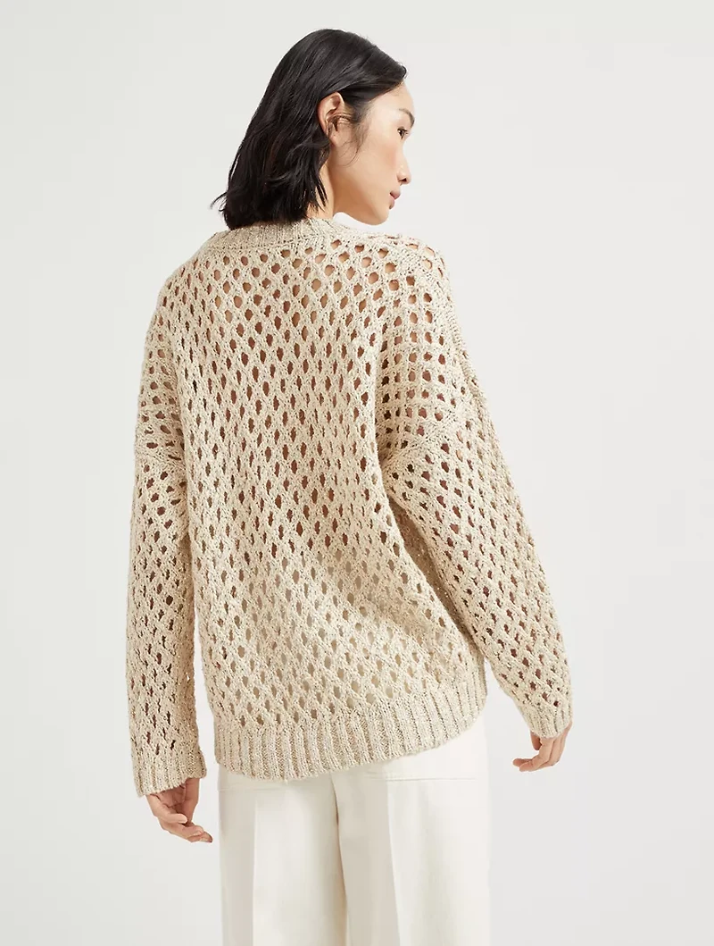 Dazzling Net Sweater