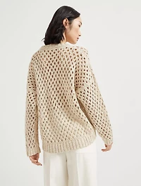 Dazzling Net Sweater