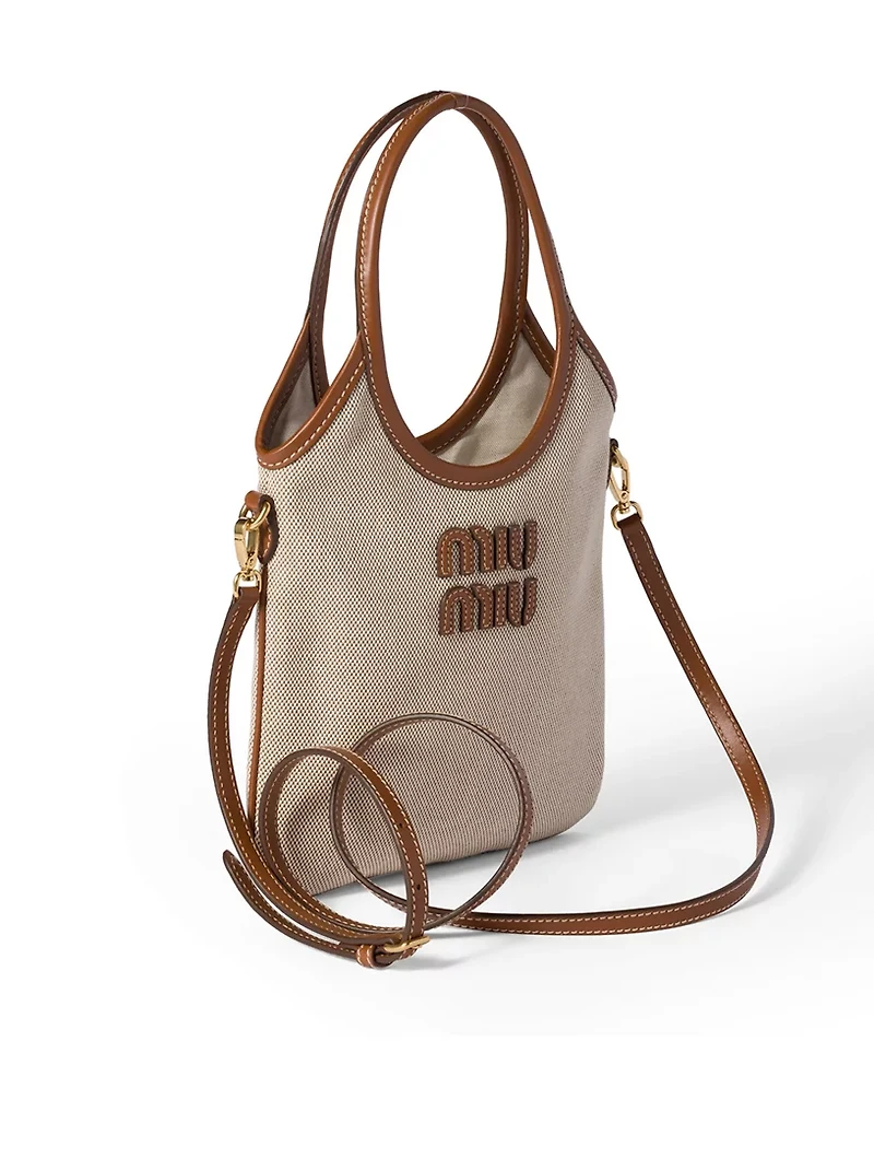Ivy Canvas And Leather Bag