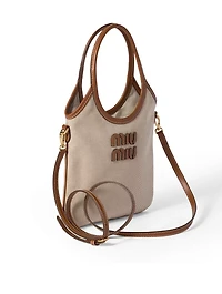 Ivy Canvas And Leather Bag