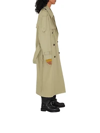 Long Gabardine Castleford Trench Coat