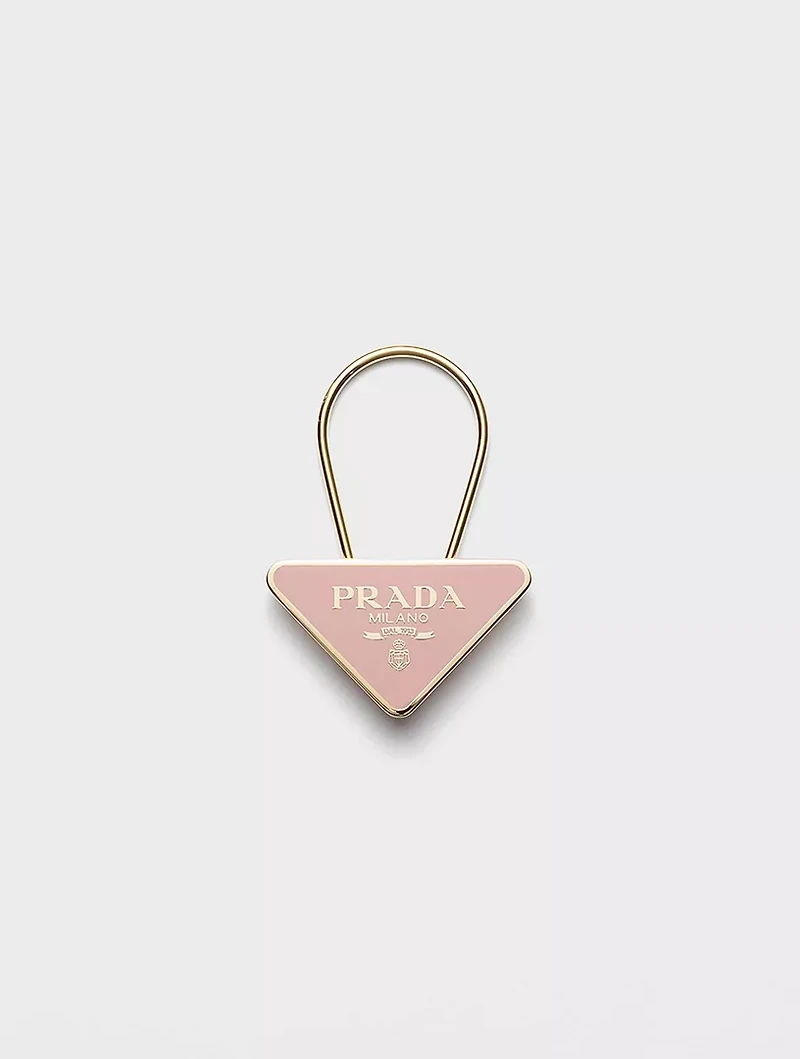 Enameled Metal Key Ring