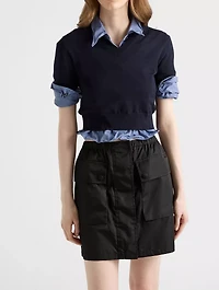 Re-nylon Miniskirt