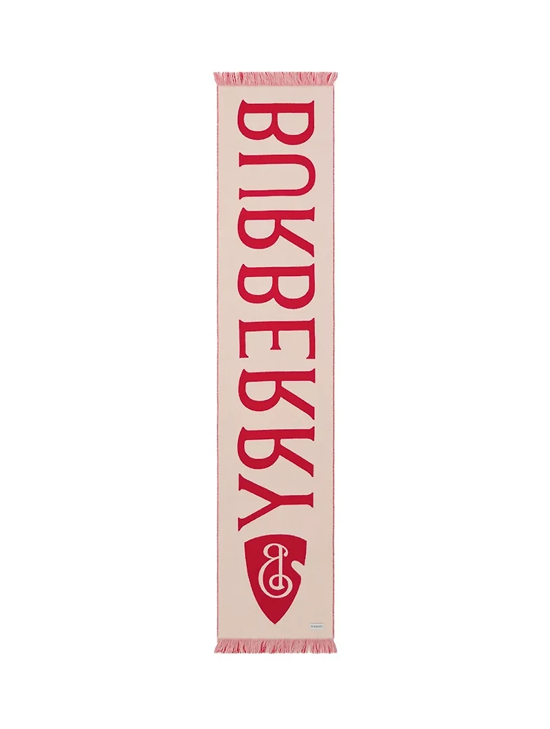 Logo Wool Scarf