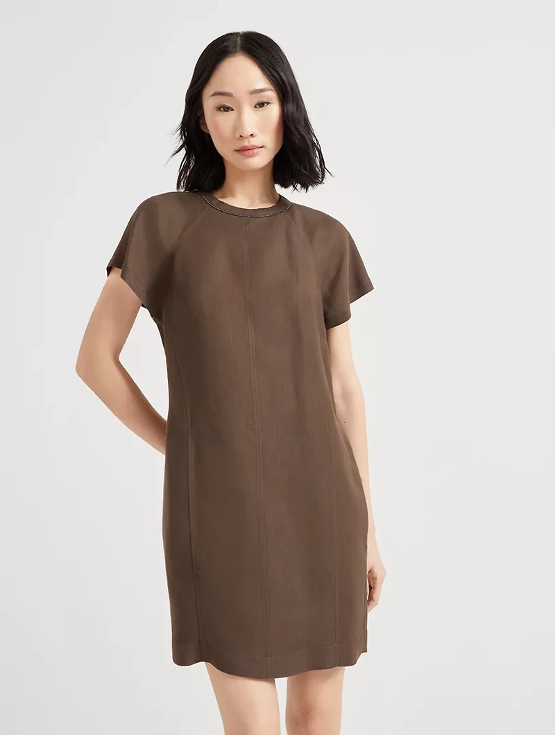 Twill Mini Dress