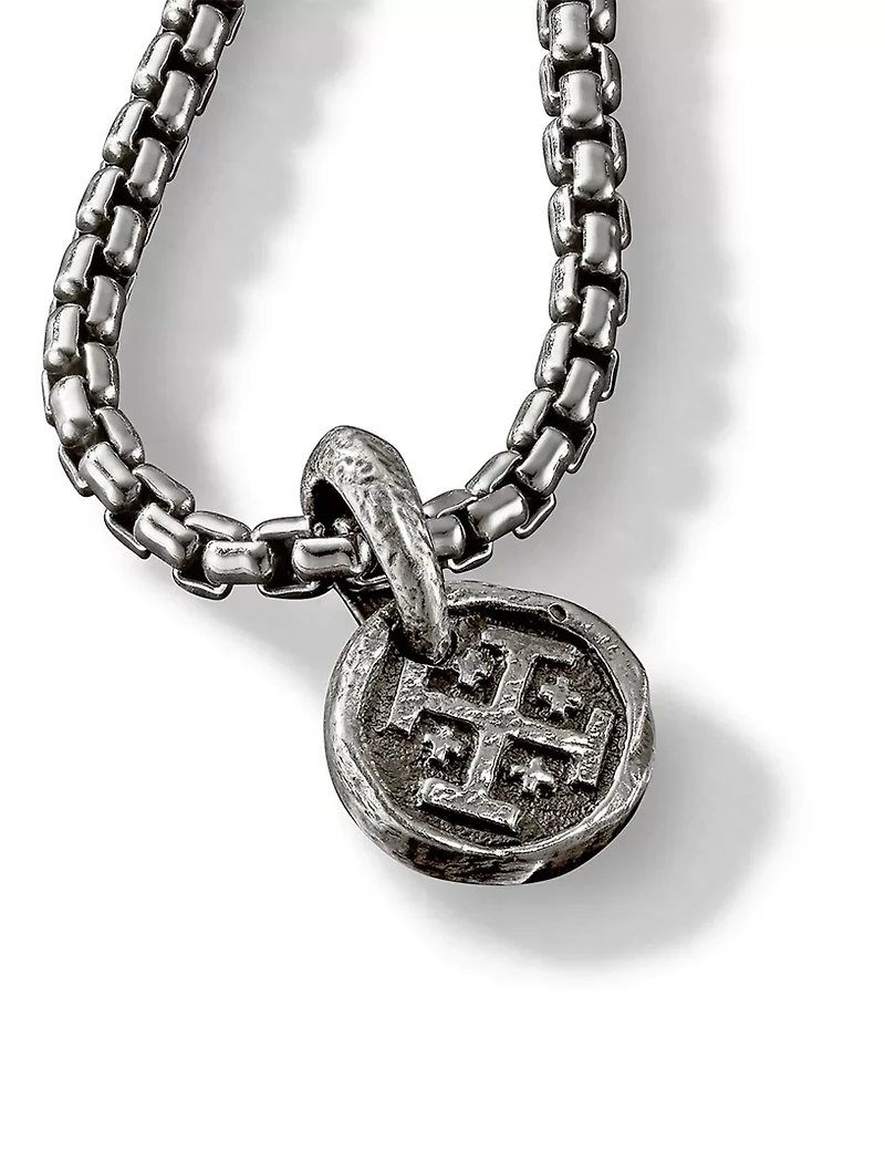 Shipwreck Coin Amulet In Sterling Silver