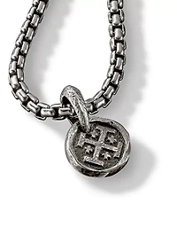 Shipwreck Coin Amulet In Sterling Silver